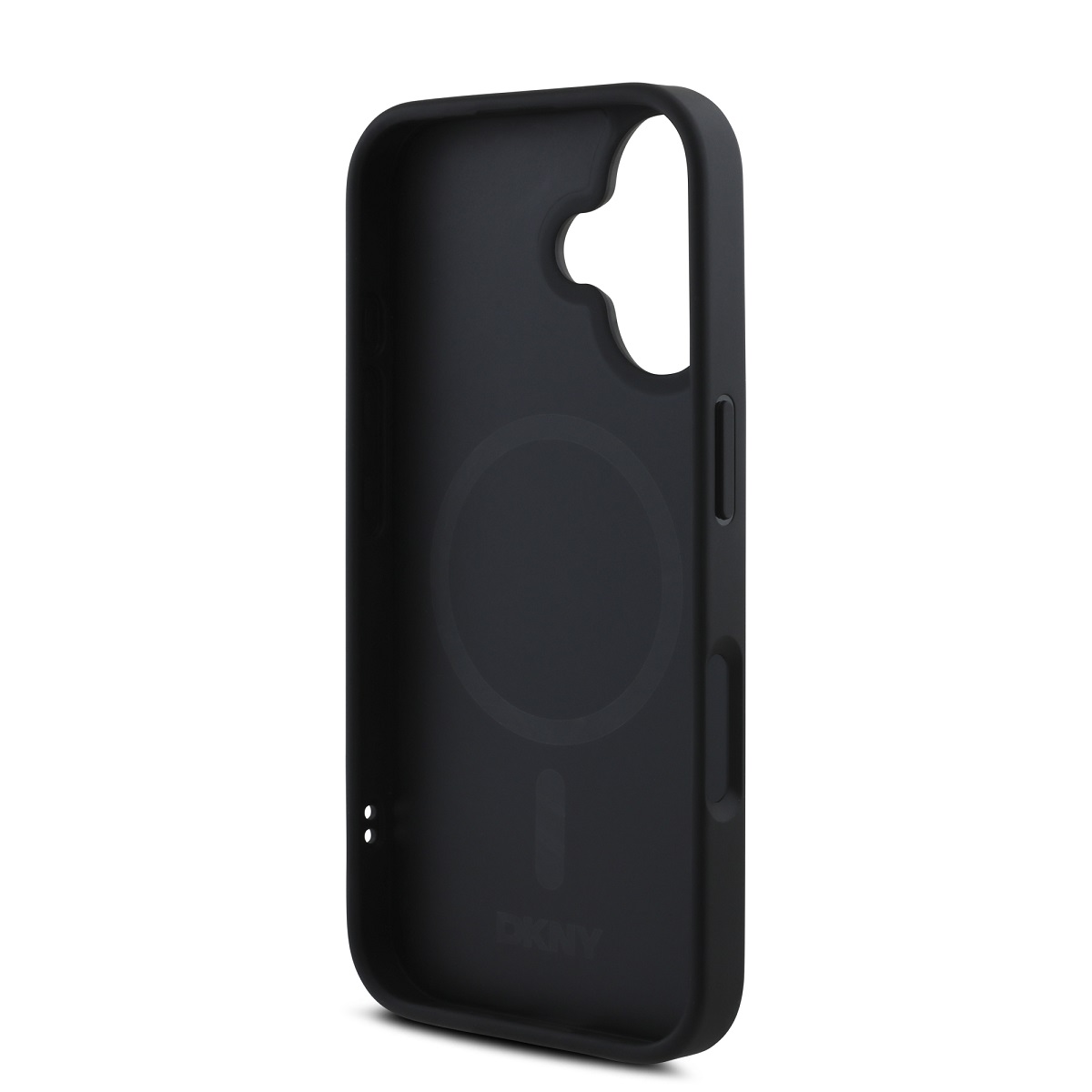 DKNY PU LEATHER SILVER védőburkolat Apple iPhone 16 szürke termék 2. képe