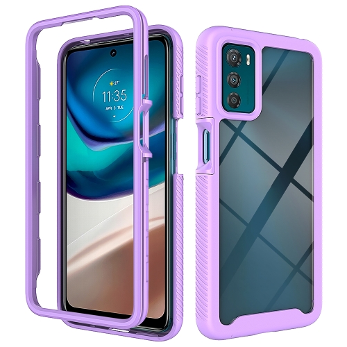 DUAL Kétoldalas burkolat Motorola Moto G42 lila akciós termékkép 1