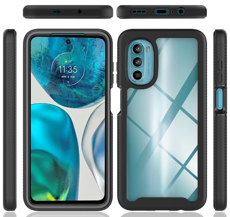 DUAL Kétoldalas burkolat Motorola Moto G52 / G82 sötétkékhez termék 2. képe