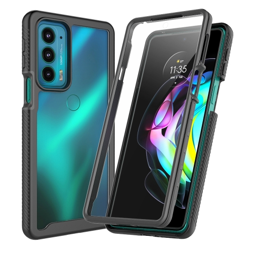 DUAL Kétoldalas borítás Motorola Edge 20 fekete fóliával akciós termékkép 1