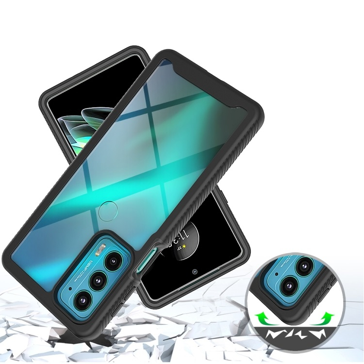DUAL Kétoldalas borító Motorola Edge 20 rózsaszín piros termék 2. képe