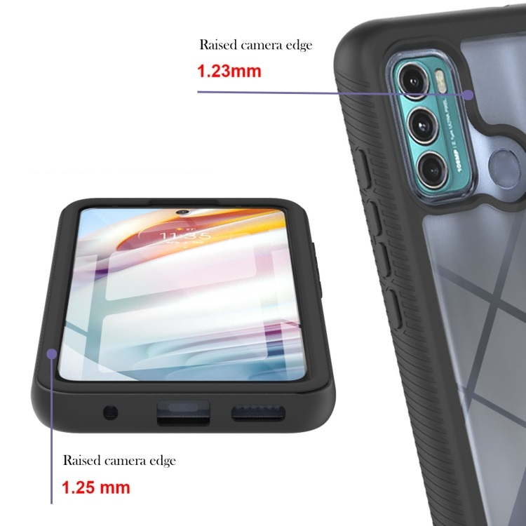DUAL Kétoldalas borítás Motorola Moto G60 fekete fóliával termék 2. képe