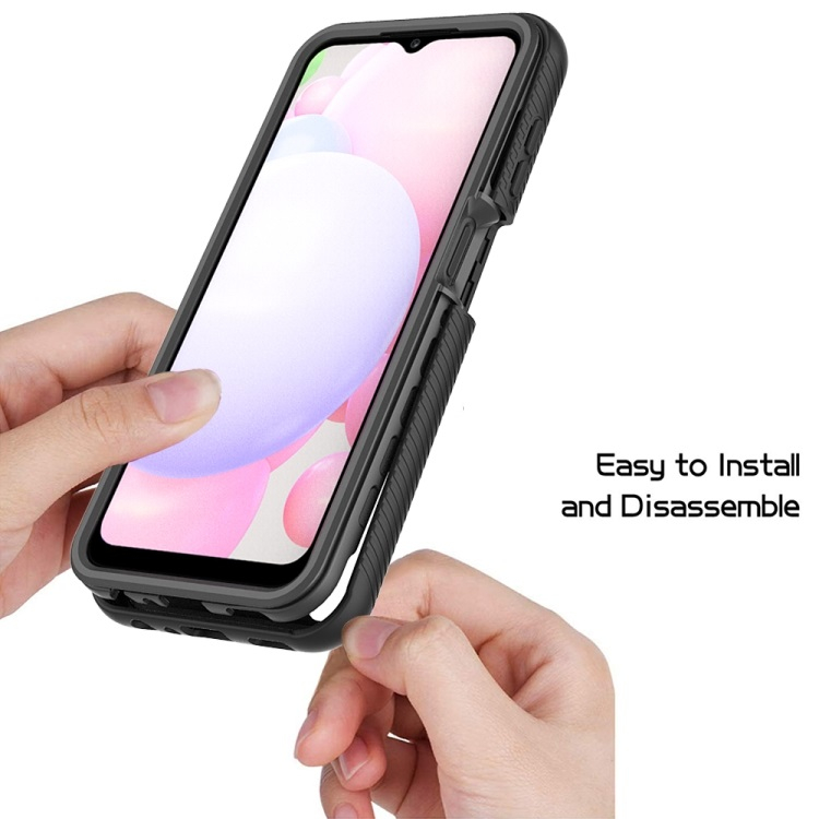 DUAL Kétoldalas burkolat Samsung Galaxy A13 lila fóliával termék 2. képe