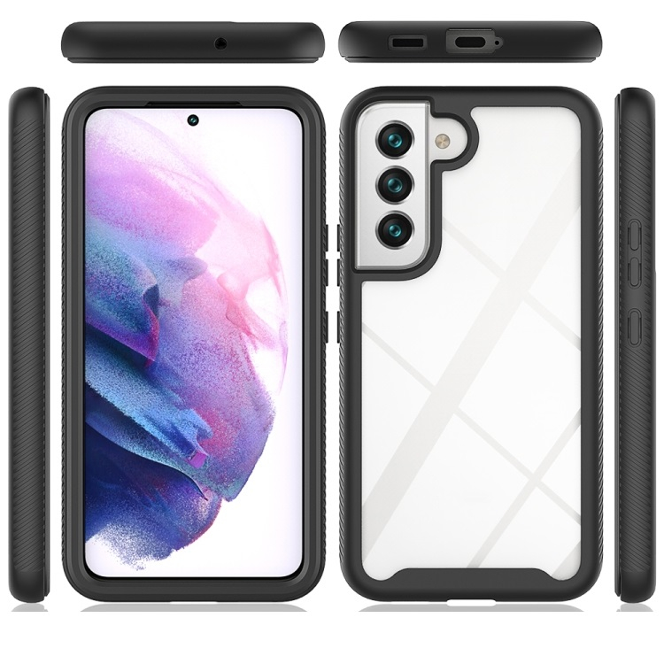 DUAL Kétoldalas borítás fóliával Samsung Galaxy S22 5G lila termék 2. képe