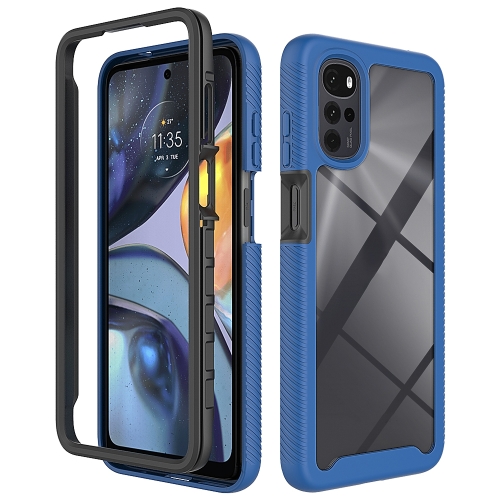 DUAL Kétoldalas burkolat Motorola Moto G22 sötétkékhez akciós termékkép 1