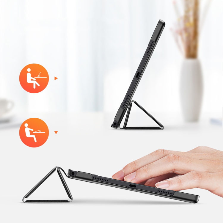 DUX DOMO Flip tok Samsung Galaxy Tab A8 (SM-X205 / SM-X200) fekete termék 2. képe
