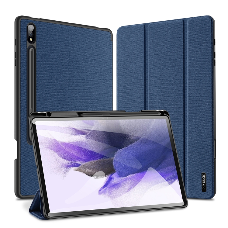 DUX DOMO Flip tok Samsung Galaxy Tab S9+ kék akciós termékkép 1