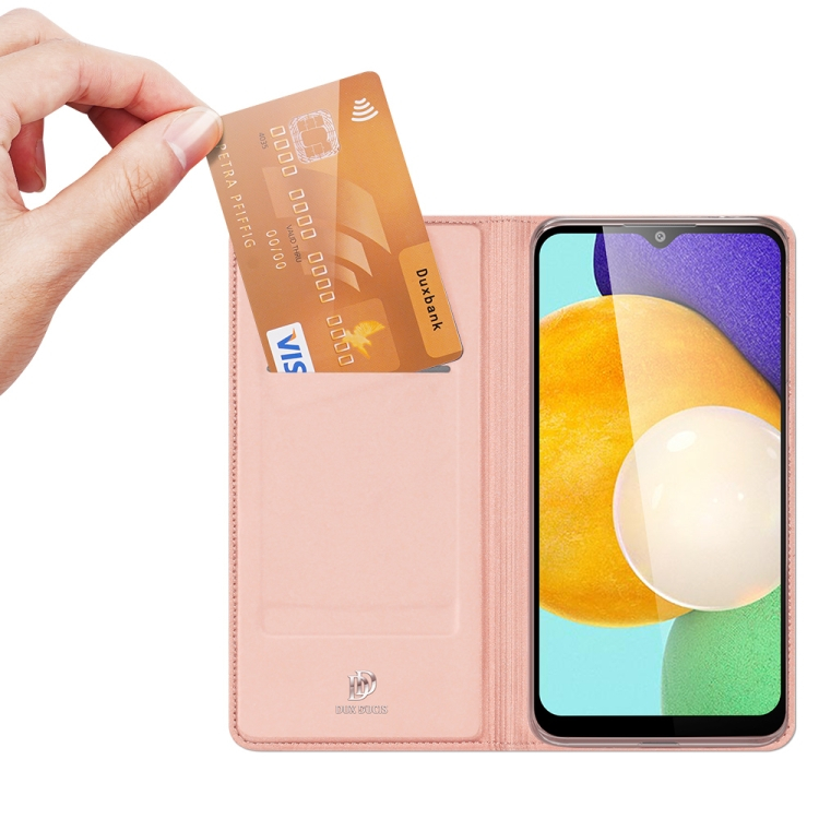 DUX Wallet tok Samsung Galaxy A03s rózsaszín termék 2. képe