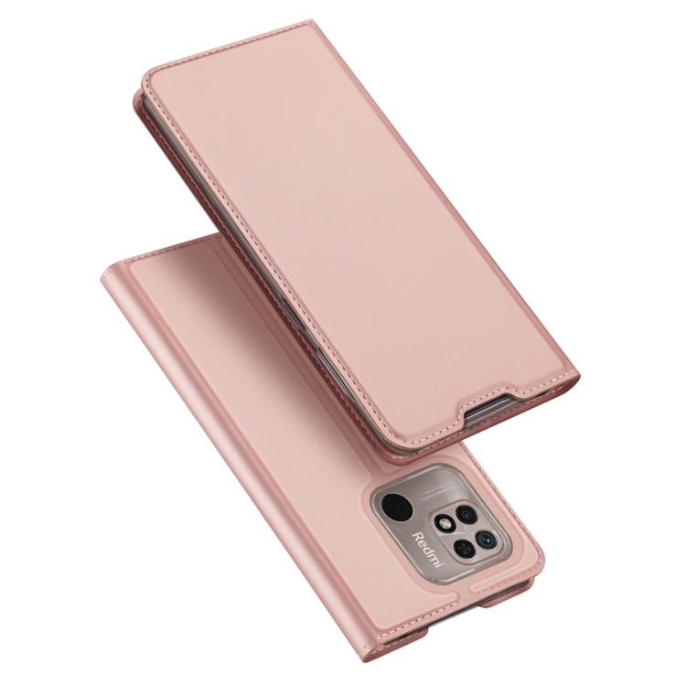 DUX pénztárca huzat Xiaomi Redmi 10C rózsaszín akciós termékkép 1