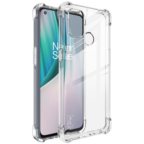 IMAK Szilikon védőburkolat + OnePlus Nord N100 átlátszó fólia akciós termékkép 1