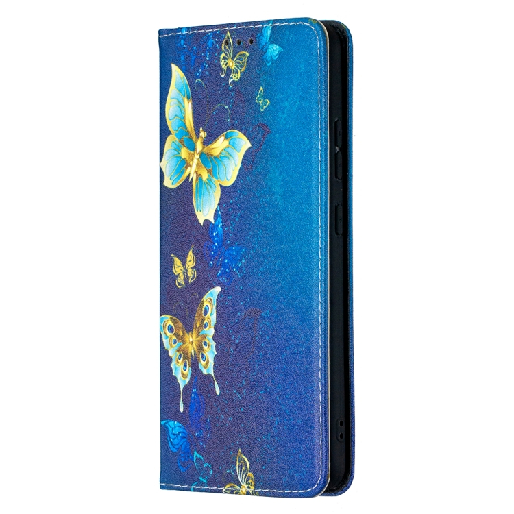 ART Pénztárca borító Nokia 2.4 GOLD BUTTERFLIES akciós termékkép 1