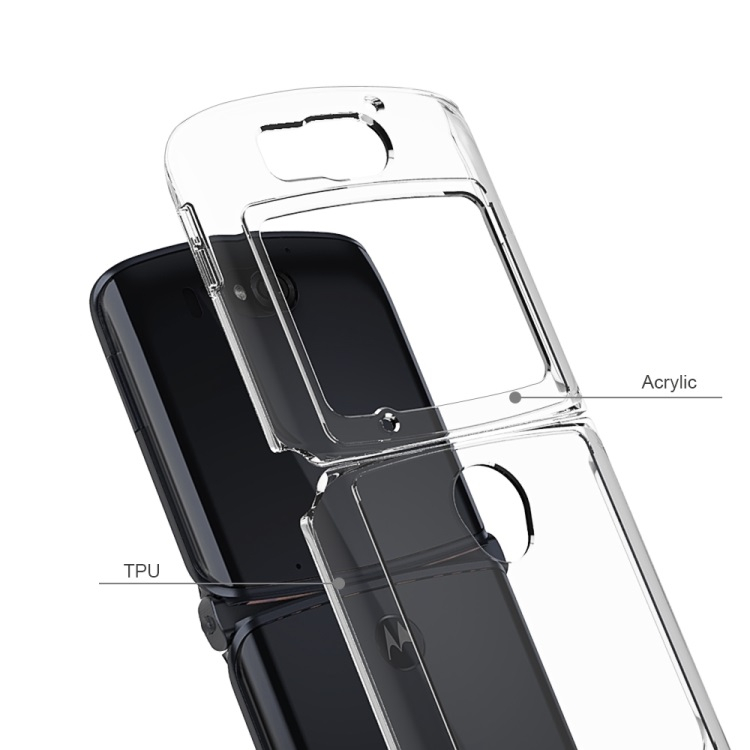 SHOCK Extra strapabíró burkolat Motorola Razr 5G átlátszó termék 2. képe