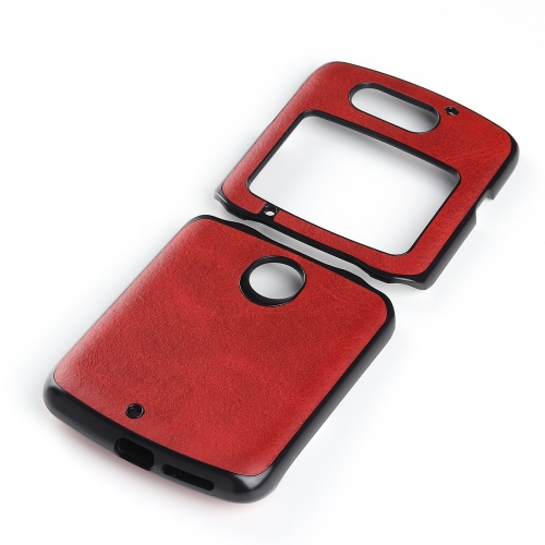 LEATHER TPU Védőburkolat Motorola Razr 5G piros akciós termékkép 1