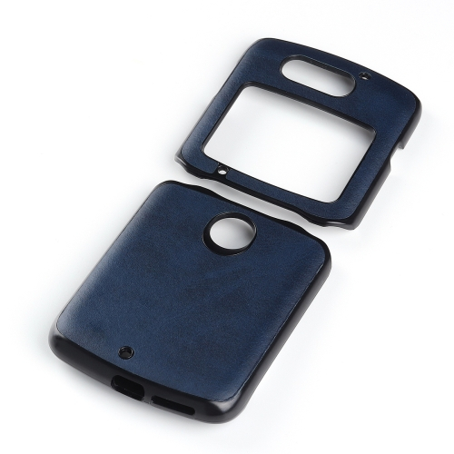 LEATHER TPU Védőburkolat Motorola Razr 5G kék akciós termékkép 1