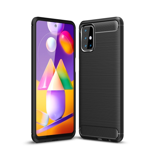 FLEXI TPU burkolat Samsung Galaxy M31s fekete akciós termékkép 1
