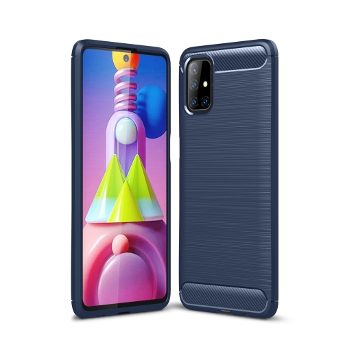 FLEXI TPU burkolat Samsung Galaxy M51 kék akciós termékkép 1
