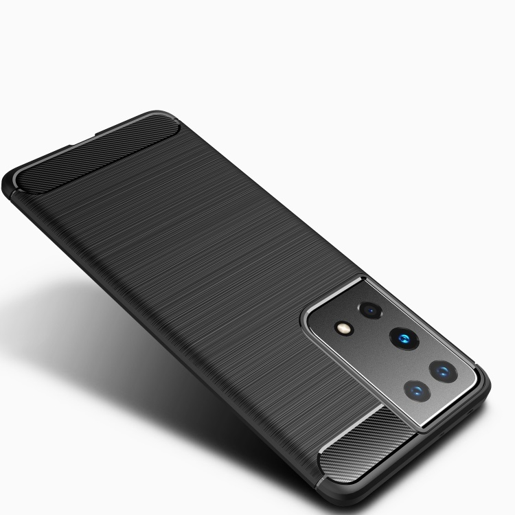FLEXI TPU burkolat Samsung Galaxy S21 Ultra 5G fekete termék 2. képe