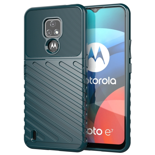 THUNDER Védőburkolat Motorola Moto E7 zöld akciós termékkép 1