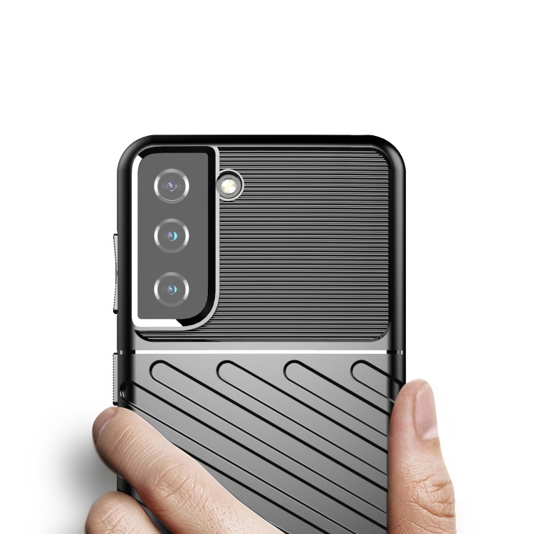THUNDER Védőburkolat Samsung Galaxy S21 5G fekete termék 2. képe