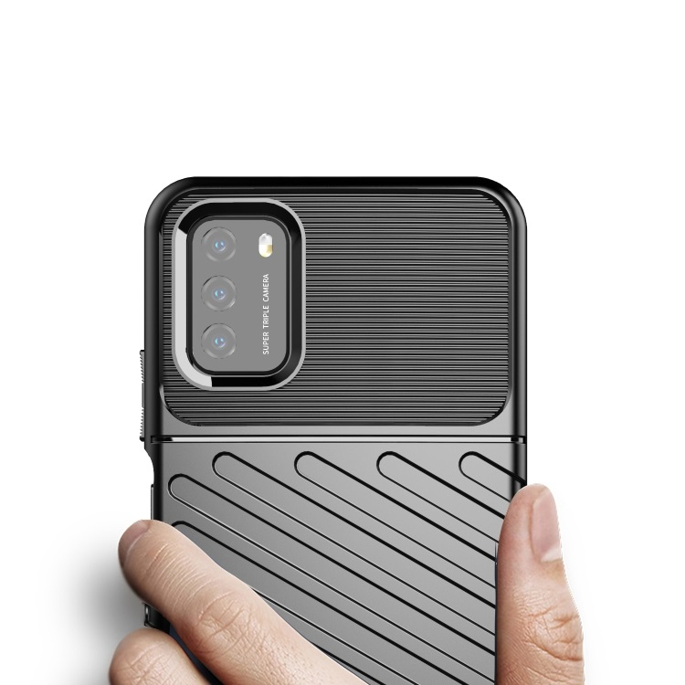 THUNDER Védőburkolat Xiaomi Poco M3 kék termék 2. képe