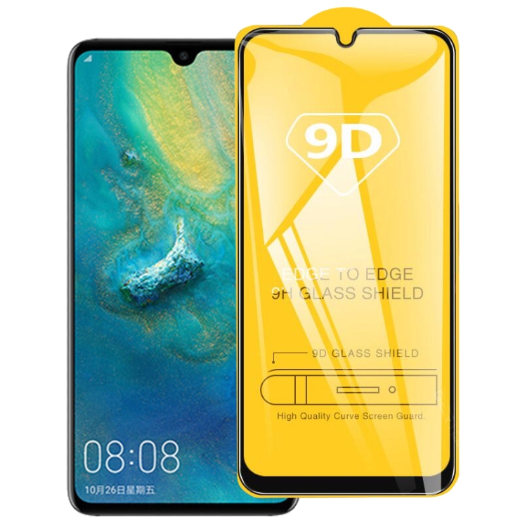 3D Edzett üveg Honor 20 / Huawei Nova 5T fekete akciós termékkép 1