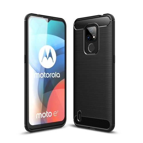 FLEXI TPU burkolat Motorola Moto E7 fekete akciós termékkép 1