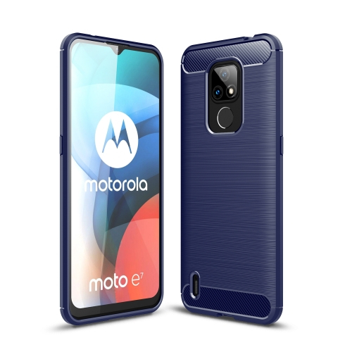 FLEXI TPU burkolat Motorola Moto E7 kék akciós termékkép 1