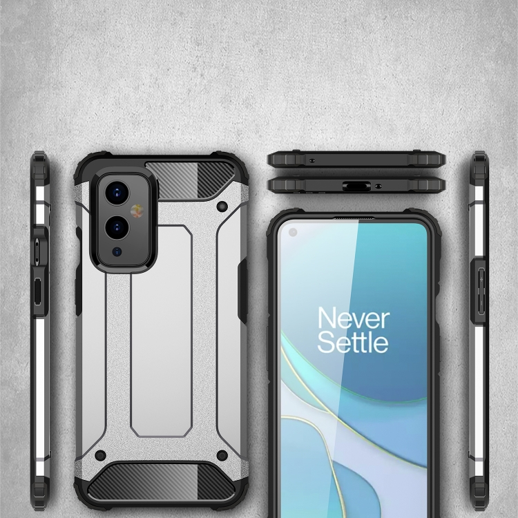 TOUGH Védőburkolat OnePlus 9 ezüst termék 2. képe