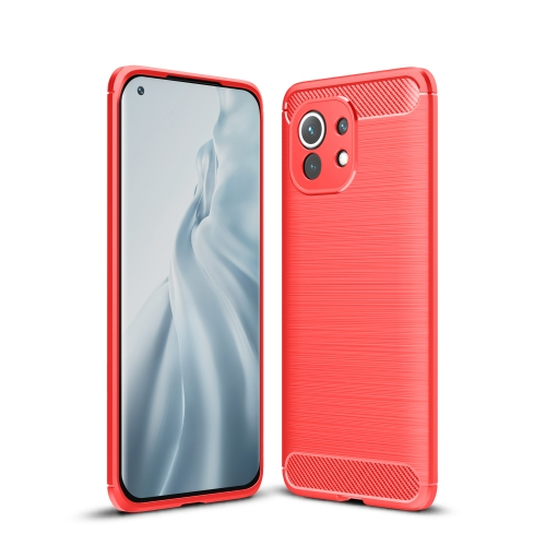 FLEXI TPU burkolat Xiaomi Mi 11 piros akciós termékkép 1