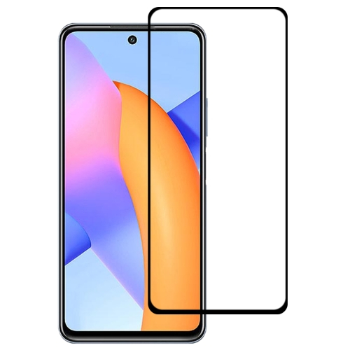 3D Edzett üveg Honor 10X Lite fekete akciós termékkép 1
