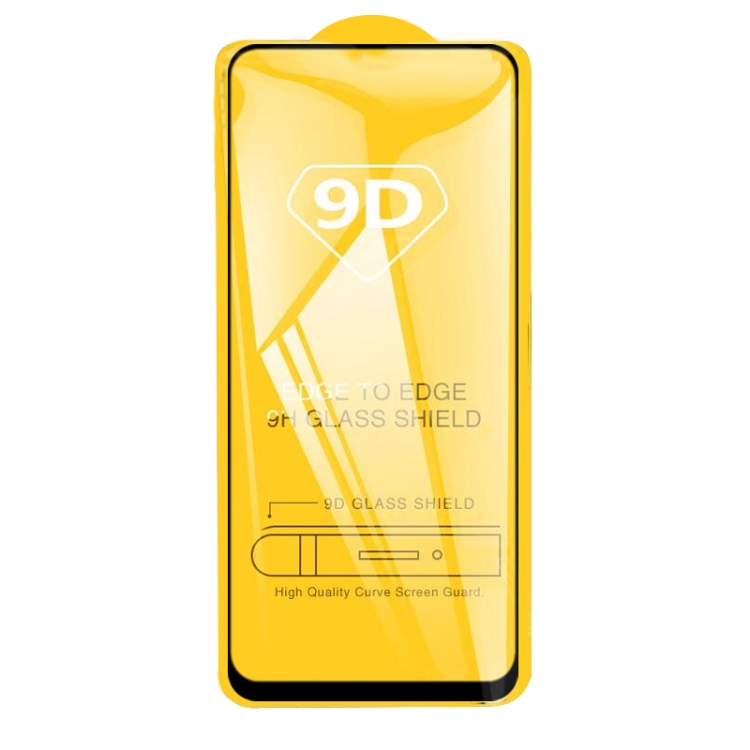 3D Tempered Glass Realme 7 Pro fekete termék 2. képe