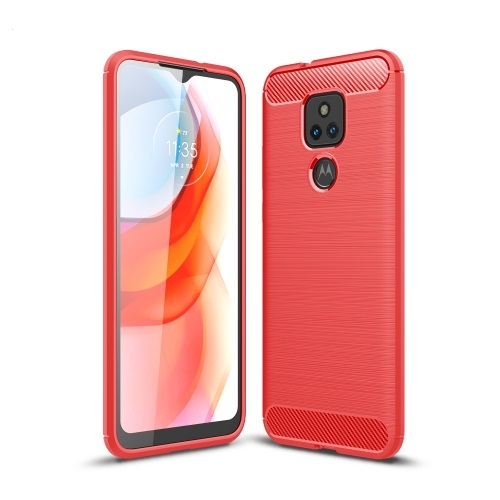 FLEXI TPU borító Motorola Moto G Play 2021 piros akciós termékkép 1
