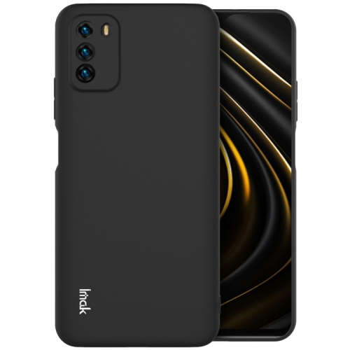 IMAK RUBBER Gumi borítás Xiaomi Poco M3 fekete akciós termékkép 1
