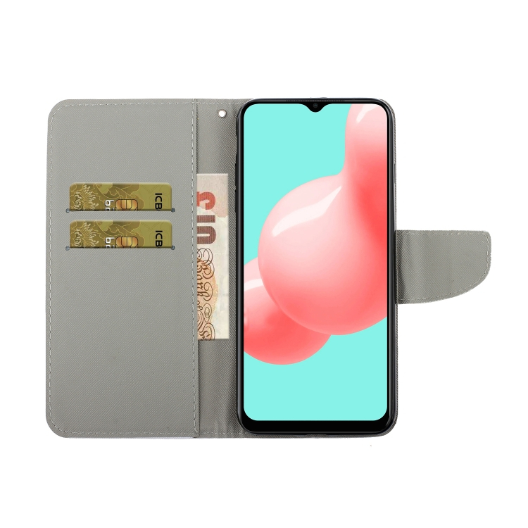 ART Wallet tok Samsung Galaxy A12 / M12 OWL FAMILY termék 2. képe