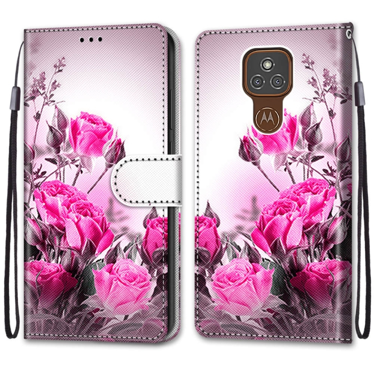 ART Motorola Moto G9 Play / E7 Plus ROSES pénztárcaborító akciós termékkép 1