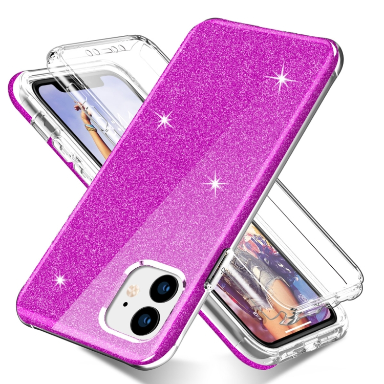 DUAL ART tartós borító Apple iPhone 11 Pro Max PURPLE GLIT termék 2. képe