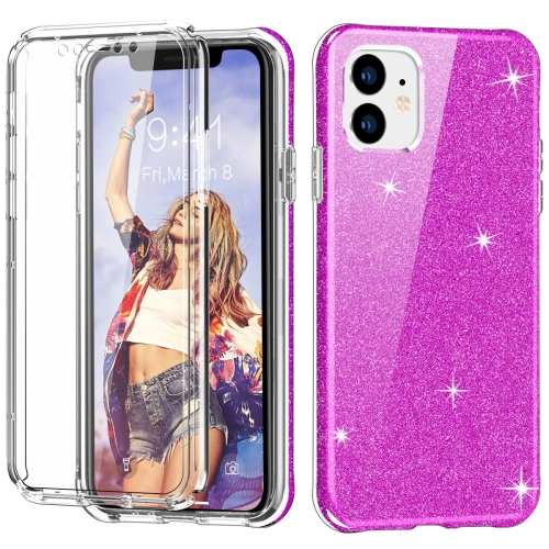DUAL ART tartós borító Apple iPhone 11 Pro Max PURPLE GLIT akciós termékkép 1