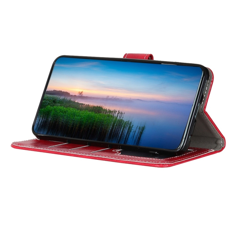 RETRO Peňaženkový obal LG K30 červený termék 2. képe