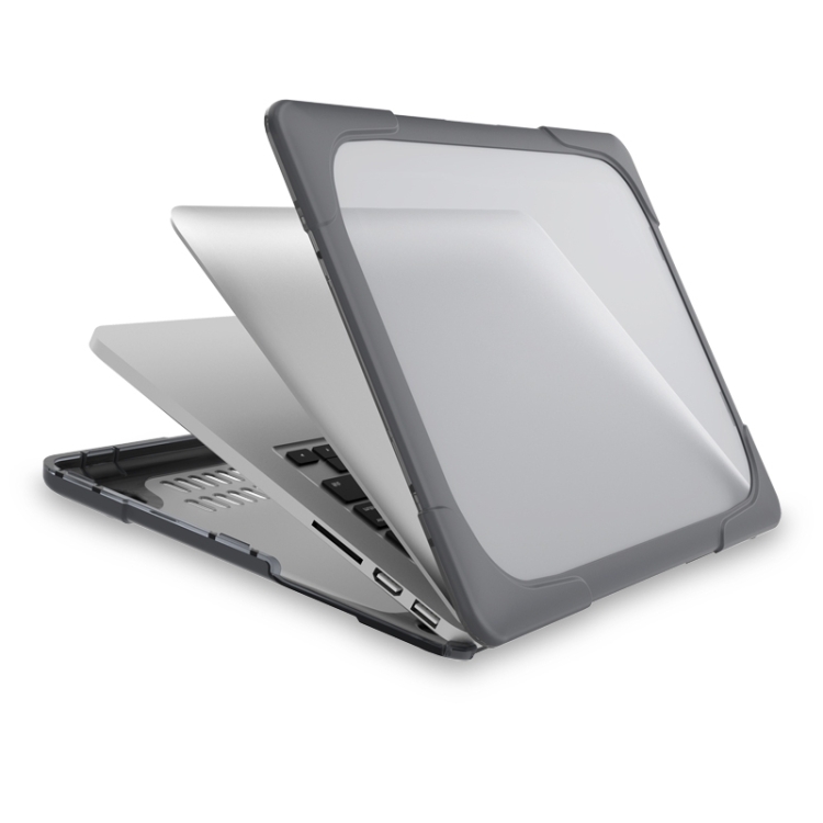 PROTEMIO RUGGED borító MacBookhoz Pro Retina 13" A1425 / A1502 szürke termék 2. képe