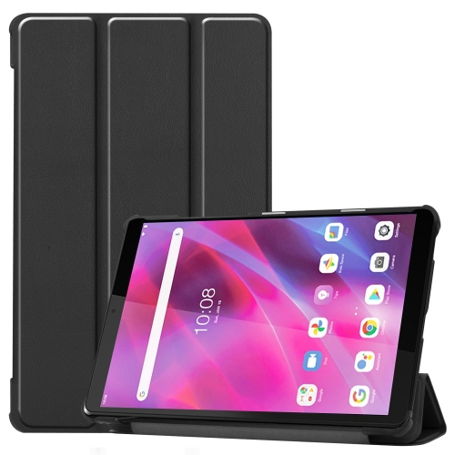 LEATHER Flip tok Lenovo Tab M8 (TB-8505F) / M8 3. generációs fekete akciós termékkép 1