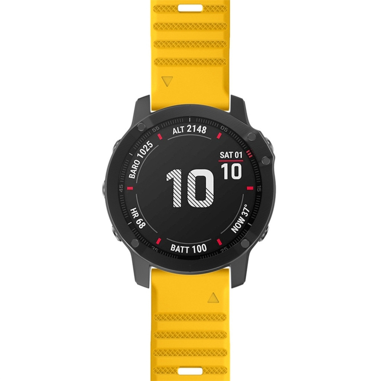 SZILIKON pánt Garmin Fenix 7X sárga termék 2. képe