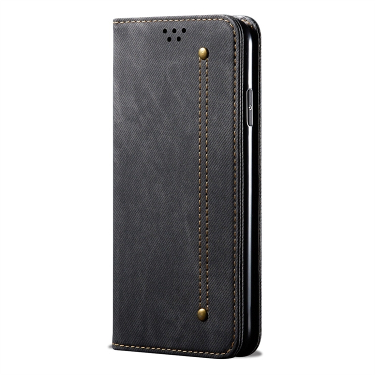DENIM pénztárca huzat One Plus 7T fekete termék 2. képe