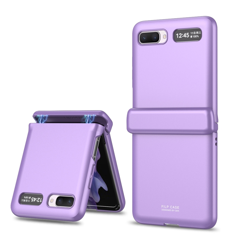 GKK MAGNETIC Műanyag tok Samsung Galaxy Z Flip lila akciós termékkép 1