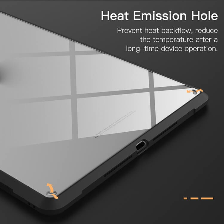 PROTEMIO FUSION Tartós burkolat Apple iPad Pro 11 2018 fekete termék 2. képe