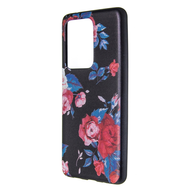 ART Szilikon tok Samsung Galaxy S20 Ultra RED FLOWER akciós termékkép 1