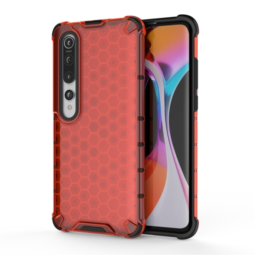 HONEYCOMB Védőburkolat Xiaomi Mi 10 piros akciós termékkép 1