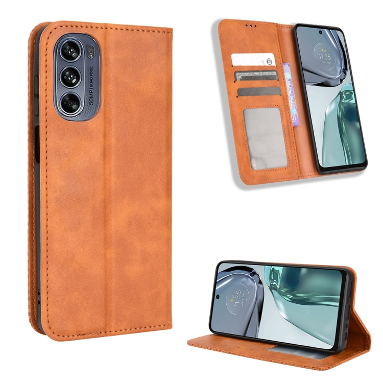 BUSINESS Motorola Moto G62 5G pénztárca borító barna termék 2. képe