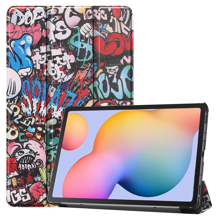ART Zaklápacie puzdro pre Samsung Galaxy Tab S6 Lite 2024 / S6 Lite 2022 / S6 Lite GRAFFITI akciós termékkép 1