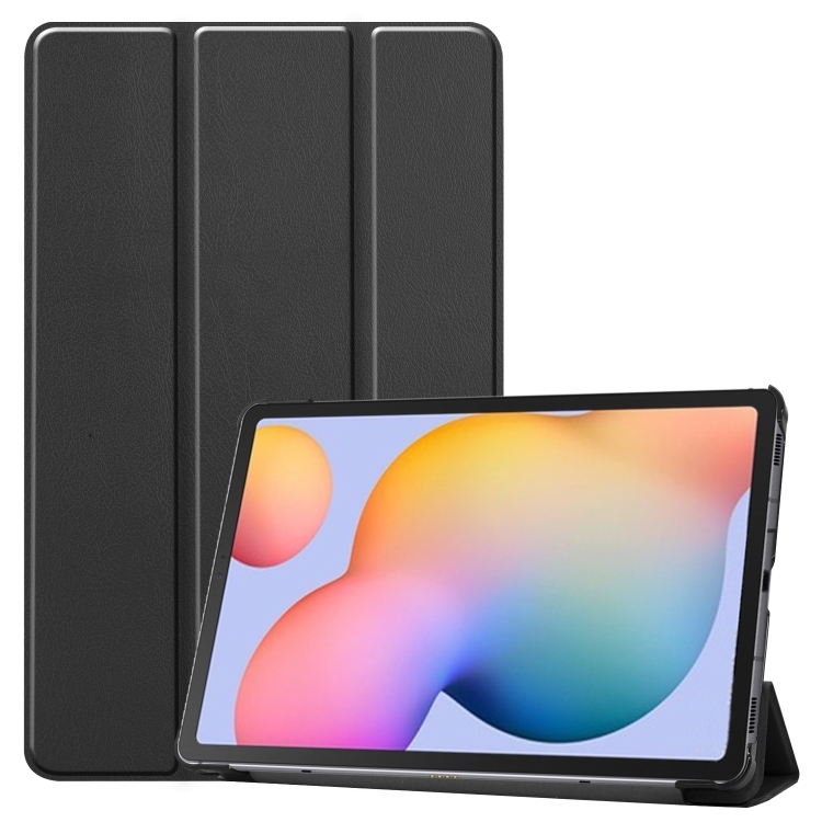 LEATHER Zaklápací kryt pre Samsung Galaxy Tab S6 Lite 2024 / S6 Lite 2022 / S6 Lite čierny akciós termékkép 1