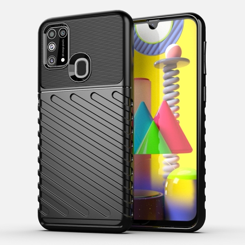 THUNDER Védőburkolat Samsung Galaxy M31 fekete akciós termékkép 1